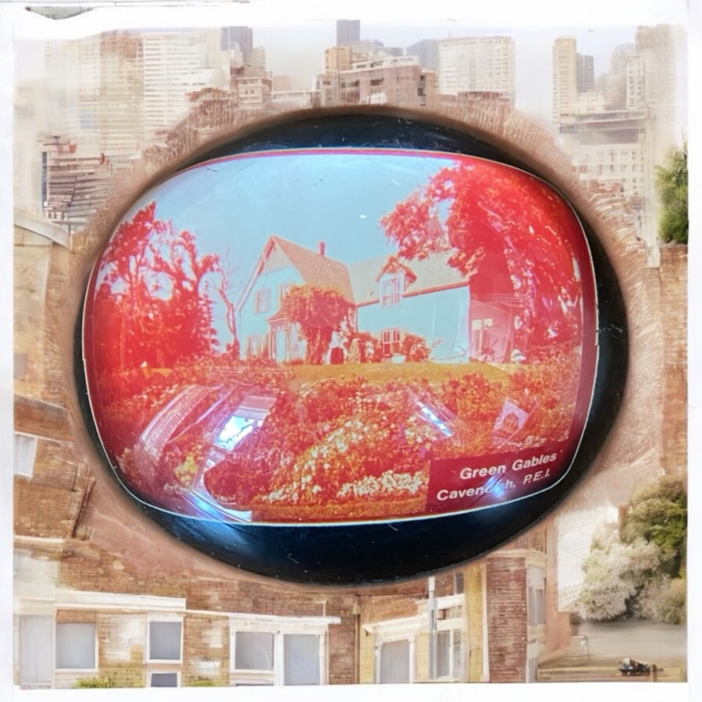 Vintage Acrylium Photo Gems Anne of Green Gables Souvenir Paperweight Cavendish